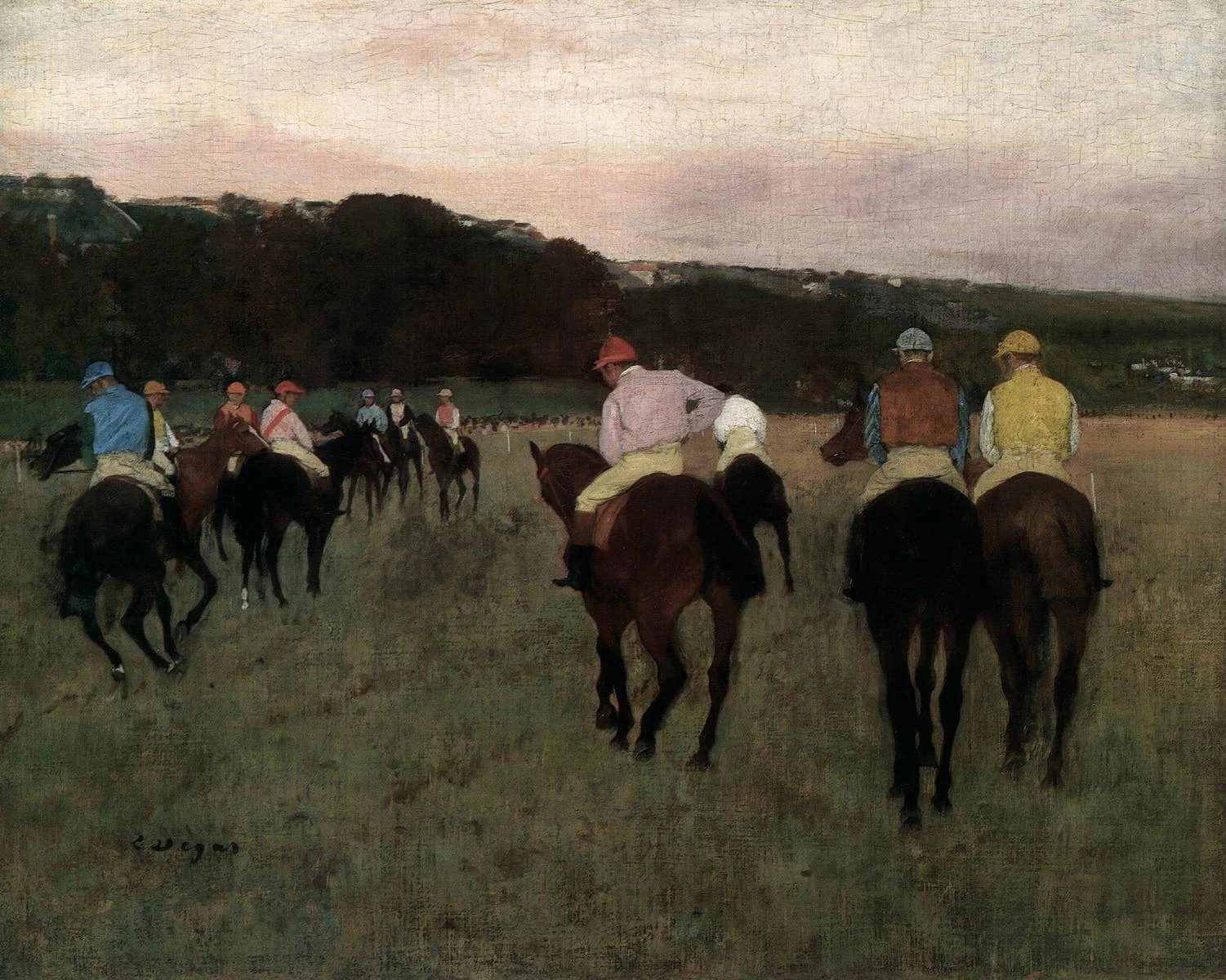 Cavalli da corsa a Longchamps - Museum of Fine Arts, Boston